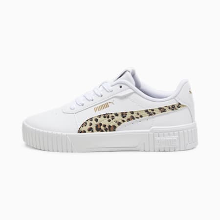 Carina 2.0 Animal Update Sneakers - Girls 8-16 years, PUMA White-Putty-PUMA Gold, small-AUS