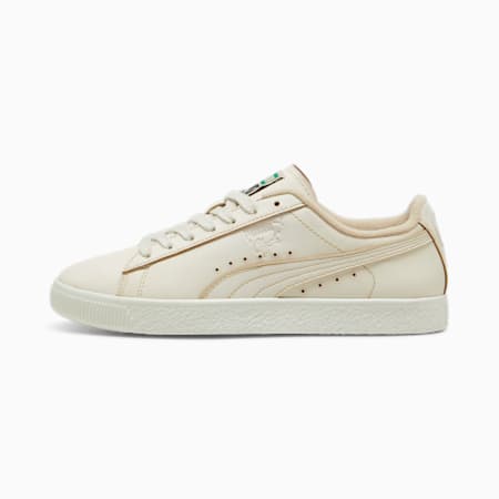 Clyde Coffee Sneakers, PUMA White-Coffee-Coffee, small
