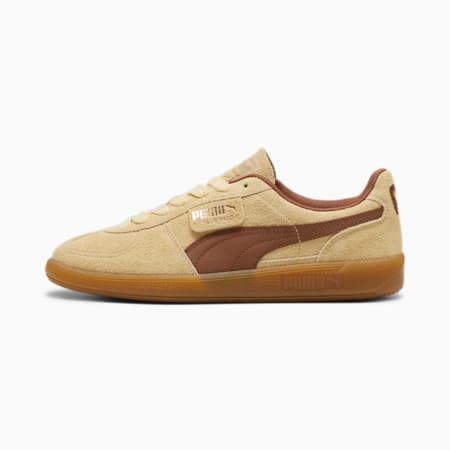 Sneakers duveteuses Palermo, Chamomile-Brown Mushroom, small