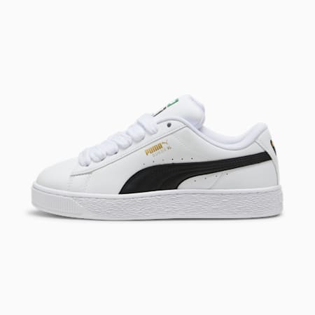 Suede XL Leather Sneakers Unisex, PUMA White-PUMA Black, small