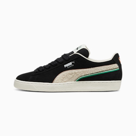 Suède voor de fanbase Sneakers, PUMA Black-Warm White, small