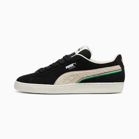 Puma suede blanche solde best sale