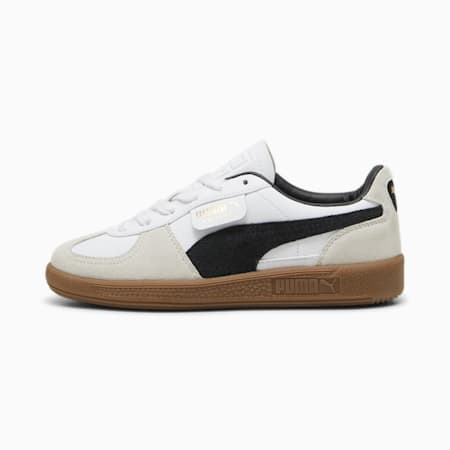 Palermo Lth Youth Sneakers, PUMA White-Vapor Gray-Gum, small
