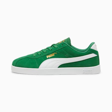 PUMA Club II Suede Unisex Sneakers, Archive Green-PUMA White-PUMA Gold, small-AUS