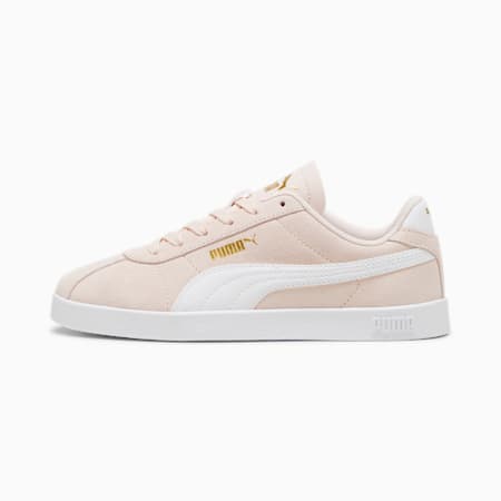 PUMA Club II Suede Unisex Sneakers, Island Pink-PUMA White-PUMA Gold, small-AUS