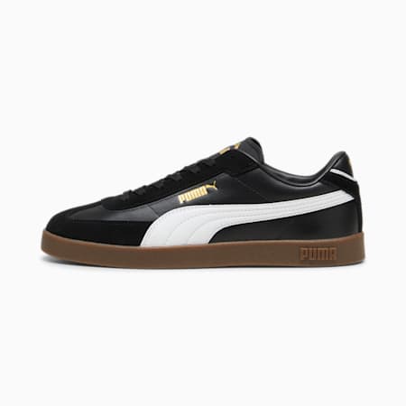 Sneakersy unisex PUMA Club II Era, PUMA Black-PUMA White-PUMA Gold, small