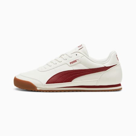 Sneakersy unisex PUMA Turino II, Warm White-Intense Red-Gum, small