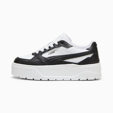 Sneakers Karmen II Idol Femme, PUMA White-PUMA Black-PUMA Silver, small