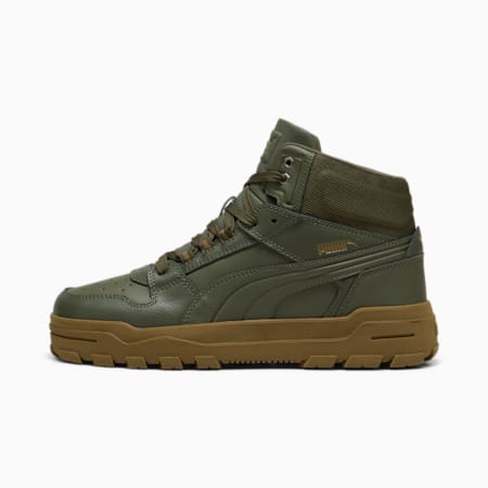 Rebound Abrupt Sneakers Unisex, Dark Olive-Wild Willow-Bronze, small