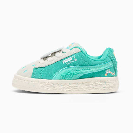 PUMA x SQUISHMALLOWS Suede XL Winston Sneakers - Infants 0-4 years, Warm White-Alpine Snow-Elektro Pool, small-AUS