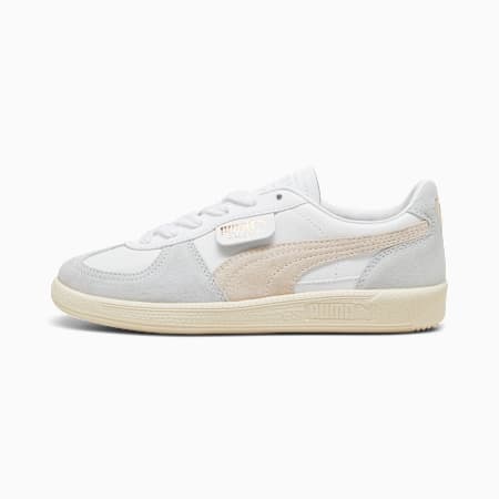 Palermo leren sneakers voor vrouwen, PUMA White-Rosebay-Sugared Almond, small