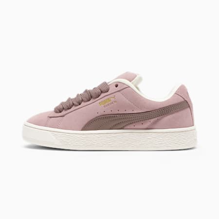 Suede XL Women's Sneakers, Future Pink-Warm White, small