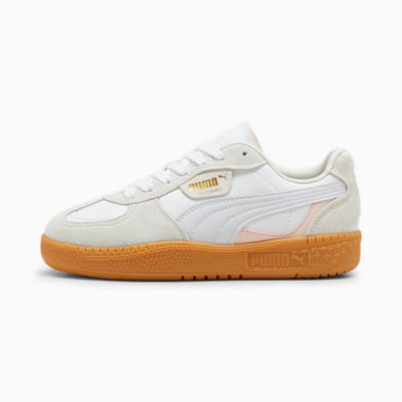 Damskie sneakersy Palermo Moda, PUMA White-Silver Mist, small