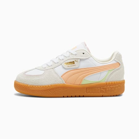 Palermo Moda Women's Sneakers, PUMA White-Peach Fizz, small-AUS