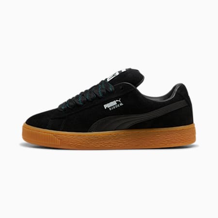 Sneakersy Suede XL Flecked Unisex, PUMA Black-Ponderosa Pine-Gum, small