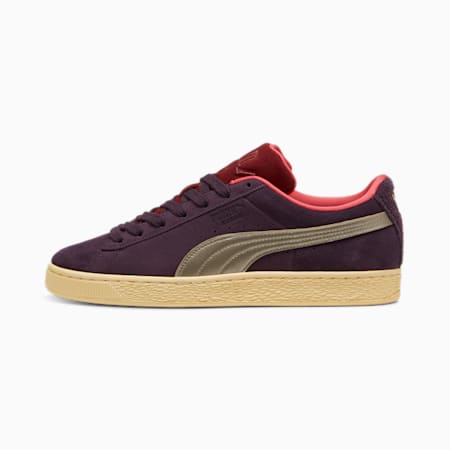 PLAY LOUD Suede Sneakers Unisex, Midnight Plum-Chamomile, small-NZL