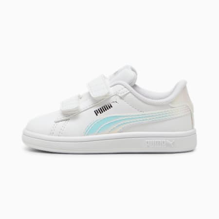 Smash 3.0 Holo 2.0 Sneakers Toddlers, PUMA White-Mauve Mist-PUMA Silver, small