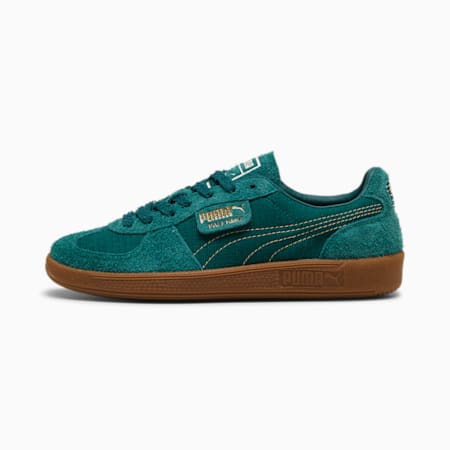 Zapatillas Palermo Texture unisex, Dark Myrtle-PUMA Gold, small