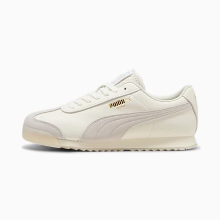 Plain white cheap puma trainers