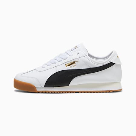 Roma 68 Revival Sneakers Unisex, PUMA White-PUMA Black-Gum, small-SEA