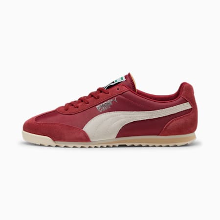 Arizona Nylon Unisex Sneakers, Intense Red-Vapor Gray, small-AUS