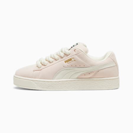 Suede XL Rope Sneakers Unisex, Warm White-Island Pink, small-DFA