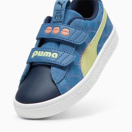Puma suede classic animal trainers iceland blue/gold hotsell