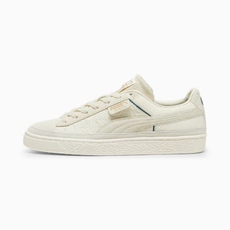 PUMA x PALM TREE CREW Suede Sneakers Unisex, Alpine Snow-Warm White, small-AUS