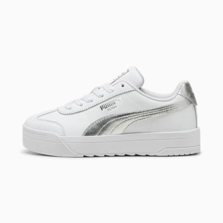 Zapatillas Roma Feminine Metallic para mujer, PUMA White-PUMA Silver, small-PER