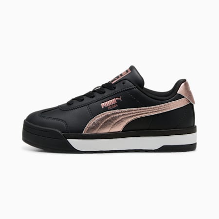 Zapatillas Roma Feminine Metallic para mujer, PUMA Black-Rose Gold, small-PER