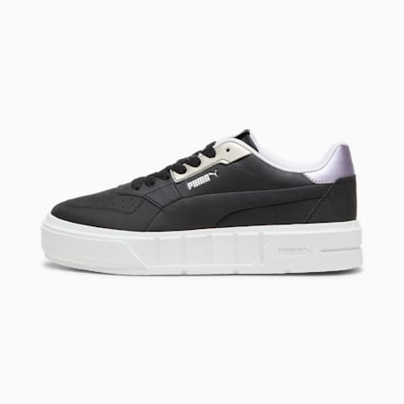 Zapatillas Cali Court Glow-Up para mujer, PUMA Black-PUMA White, small-PER