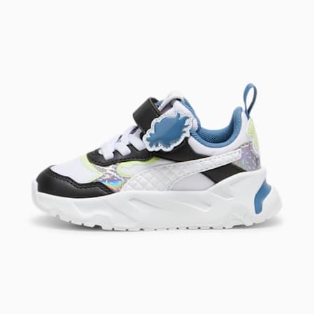 Sneakersy dla małych dzieci PUMA × TROLLS Trinity, PUMA White-PUMA Black-Cool Cucumber, small