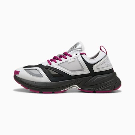 PUMA x MÁS TIEMPO Velophasis NU Unisex Sneakers, Feather Gray-PUMA Black-Magenta Gleam, small-AUS