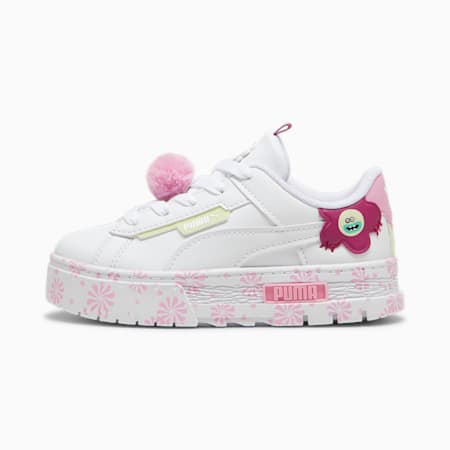 PUMA x TROLLS Mayze Crashed Sneakers - Girls 4-8 years, PUMA White-Mauved Out, small-AUS