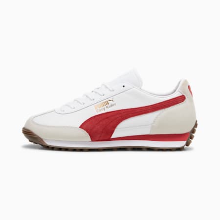 Easy Rider Mix Unisex Sneakers, PUMA White-Club Red, small-AUS