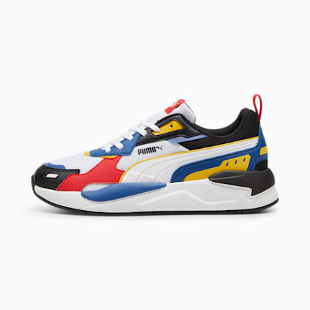 Sneakers X-Ray 3, PUMA White-Yellow Sizzle-PUMA Black-For All Time Red, small