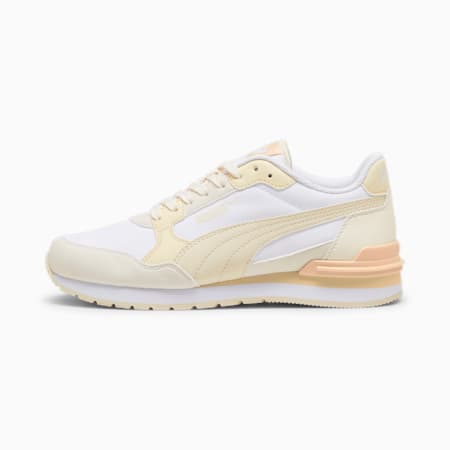 ST Runner v4 Nylon Sneakers Unisex, PUMA White-Alpine Snow-Frosted Ivory-Creamy Vanilla, small