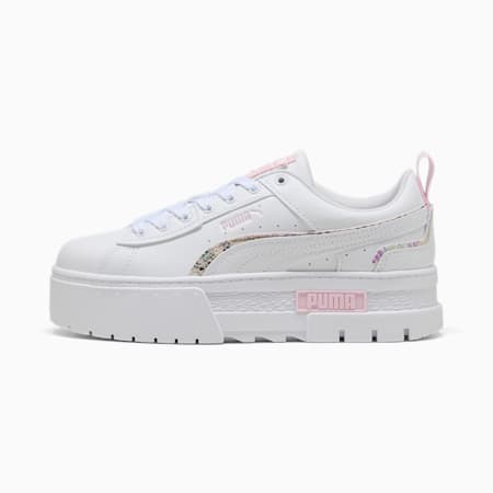 Mayze Anidescent Sneakers Women, PUMA White-PUMA White-Whisp Of Pink, small-IDN