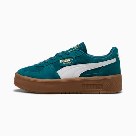 Sneakers Palermo Elevata Femme, Cold Green-Gum, small