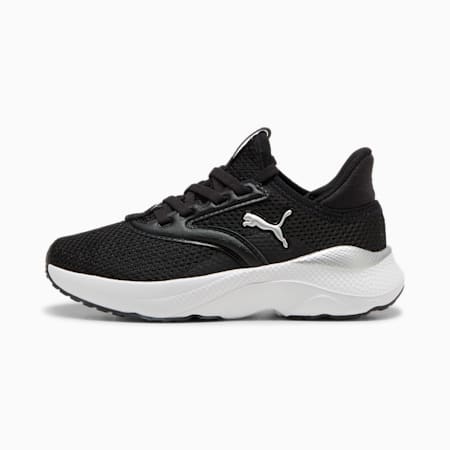 Soft Mayve Running Shoes - Girls 4-8 years, PUMA Black-PUMA White, small-AUS