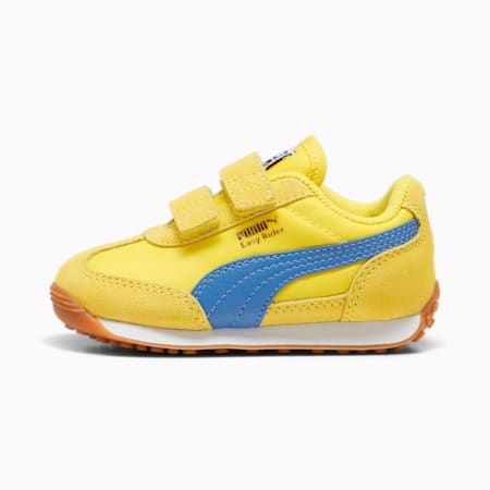 Easy Rider Vintage Toddlers' Sneakers, Speed Yellow-Bluemazing-PUMA Gold, small
