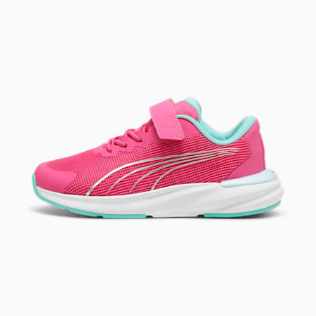 Rapid NITRO™ Running Shoes - Kids 4-8 years, Glowing Pink-Mint-PUMA Silver-PUMA White, small-AUS