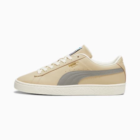 Basket Classic XXI Muted Unisex Sneakers, Putty-Stormy Slate-PUMA Gold, small-AUS
