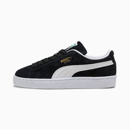 Suede Classic Sneakers Youth, PUMA Black-PUMA White, small