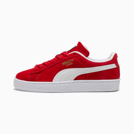 Suede Classic Sneakers - Youth 8-16 years, For All Time Red-PUMA White, small-AUS