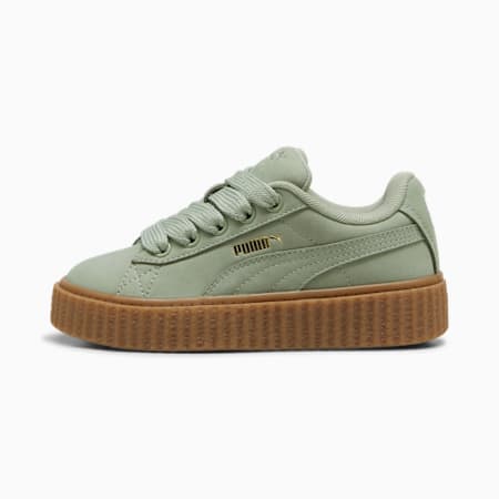 Baskets FENTY x PUMA CREEPER PHATTY EARTH TONE Enfant, Green Fog-PUMA Gold-Gum, small