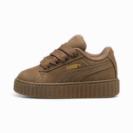 FENTY x PUMA Creeper Phatty Earth Tone Sneakers - Infants 0-4 years, Totally Taupe-PUMA Gold-Warm White, small-AUS