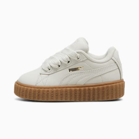FENTY x PUMA Creeper Phatty Earth tone sneakers voor peuters, Warm White-PUMA Gold-Gum, small