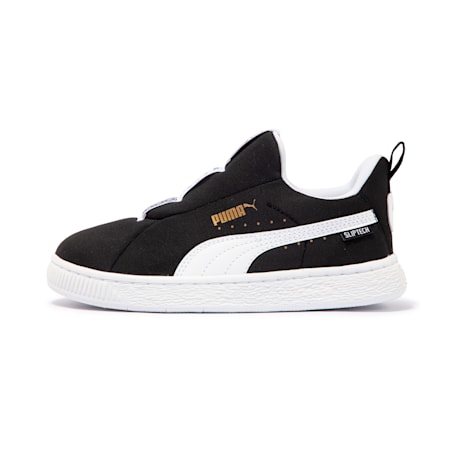 Sepatu Kets Anak-anak SLIPTECH™ OG Joyflex Suede, PUMA Black-PUMA White, small-IDN