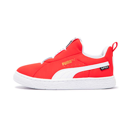 Sepatu Kets Anak-anak SLIPTECH™ OG Joyflex Suede, For All Time Red-PUMA White, small-IDN